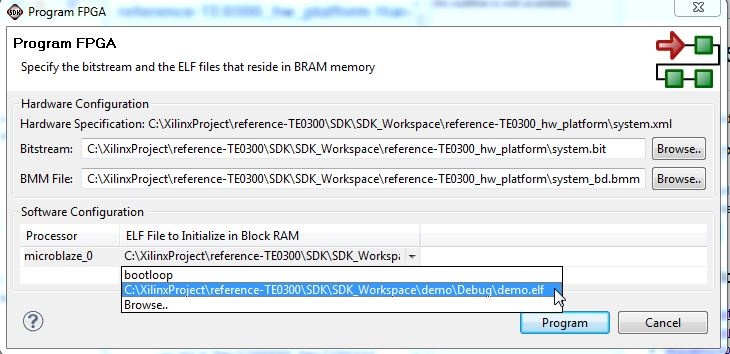 xilinx vivado download bitstream